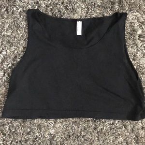 American apparel black tank